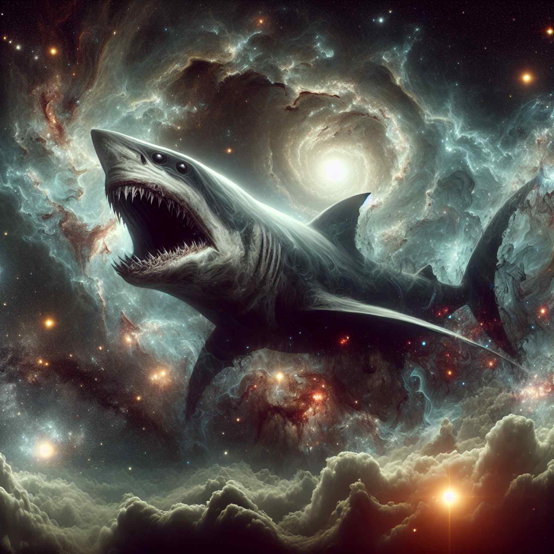 Space Jaws: The Cosmic Predator Unleashed 600 Million Light-Years Away