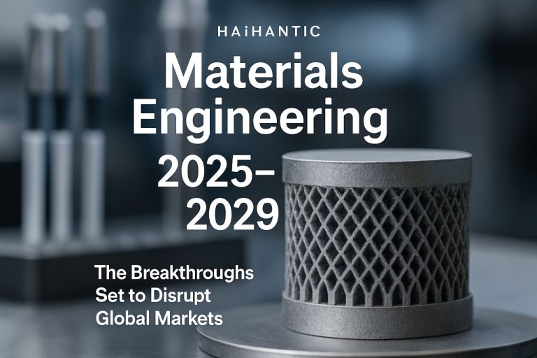 Хайхантични материали инжинерство 2025–2029: Пробивите, които ще нарушат глобалните пазари