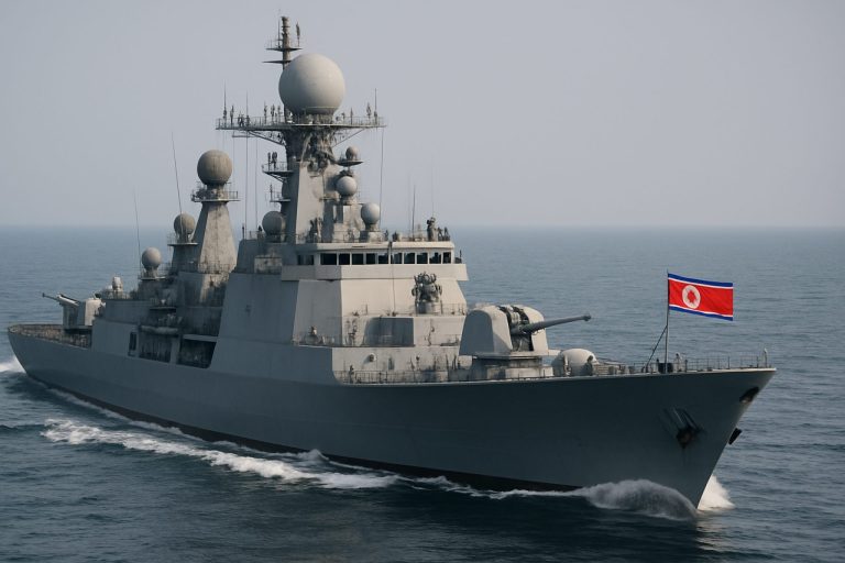 La Mega Nave da Guerra della Corea del Nord Sconcerta il Mondo: Immagini Satellitari Rivelano un Inedito Spostamento di Potere Navale